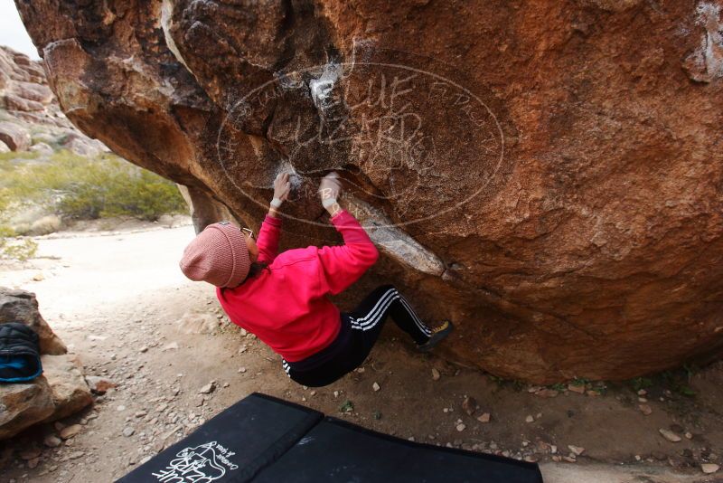 Bouldering in Hueco Tanks on 12/02/2018 with Blue Lizard Climbing and Yoga

Filename: SRM_20181202_1401220.jpg
Aperture: f/6.3
Shutter Speed: 1/250
Body: Canon EOS-1D Mark II
Lens: Canon EF 16-35mm f/2.8 L