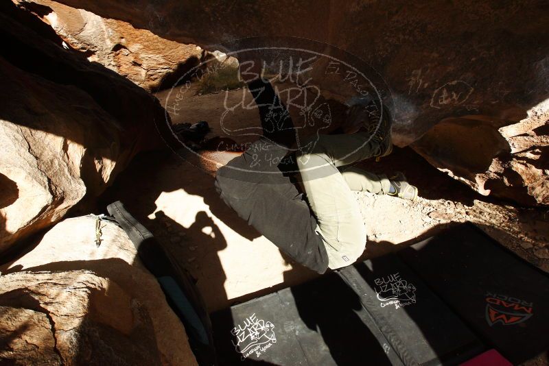 Bouldering in Hueco Tanks on 12/02/2018 with Blue Lizard Climbing and Yoga

Filename: SRM_20181202_1427290.jpg
Aperture: f/11.0
Shutter Speed: 1/250
Body: Canon EOS-1D Mark II
Lens: Canon EF 16-35mm f/2.8 L