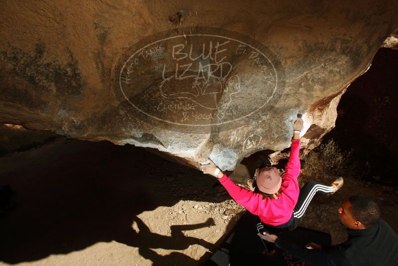 Bouldering in Hueco Tanks on 12/02/2018 with Blue Lizard Climbing and Yoga

Filename: SRM_20181202_1429460.jpg
Aperture: f/8.0
Shutter Speed: 1/250
Body: Canon EOS-1D Mark II
Lens: Canon EF 16-35mm f/2.8 L