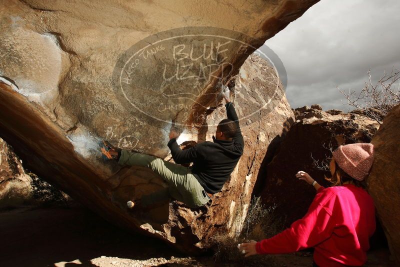 Bouldering in Hueco Tanks on 12/02/2018 with Blue Lizard Climbing and Yoga

Filename: SRM_20181202_1438330.jpg
Aperture: f/8.0
Shutter Speed: 1/250
Body: Canon EOS-1D Mark II
Lens: Canon EF 16-35mm f/2.8 L