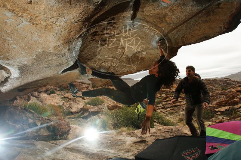 Bouldering in Hueco Tanks on 12/08/2018 with Blue Lizard Climbing and Yoga

Filename: SRM_20181208_1349020.jpg
Aperture: f/8.0
Shutter Speed: 1/250
Body: Canon EOS-1D Mark II
Lens: Canon EF 16-35mm f/2.8 L