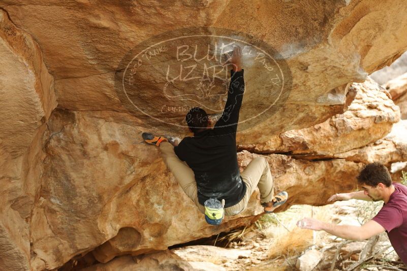 Bouldering in Hueco Tanks on 12/08/2018 with Blue Lizard Climbing and Yoga

Filename: SRM_20181208_1418320.jpg
Aperture: f/4.0
Shutter Speed: 1/250
Body: Canon EOS-1D Mark II
Lens: Canon EF 50mm f/1.8 II