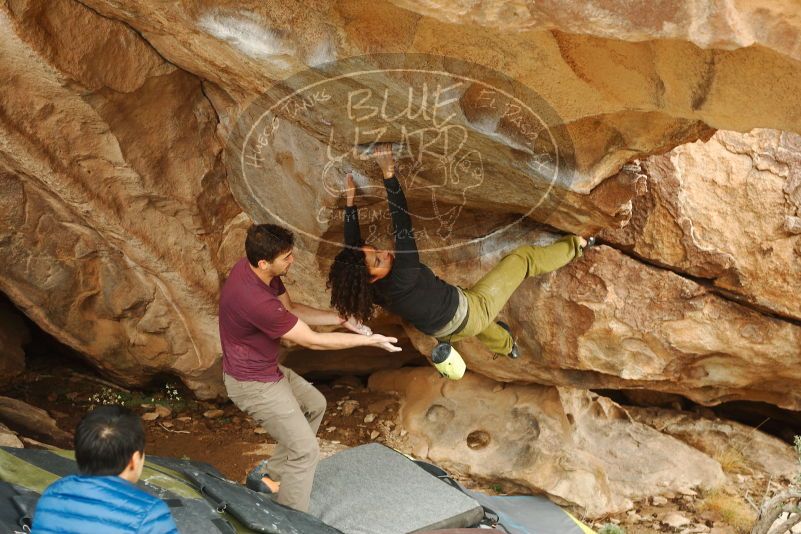 Bouldering in Hueco Tanks on 12/08/2018 with Blue Lizard Climbing and Yoga

Filename: SRM_20181208_1437160.jpg
Aperture: f/4.5
Shutter Speed: 1/250
Body: Canon EOS-1D Mark II
Lens: Canon EF 50mm f/1.8 II