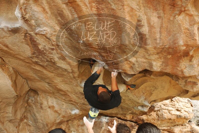 Bouldering in Hueco Tanks on 12/08/2018 with Blue Lizard Climbing and Yoga

Filename: SRM_20181208_1438410.jpg
Aperture: f/4.5
Shutter Speed: 1/250
Body: Canon EOS-1D Mark II
Lens: Canon EF 50mm f/1.8 II