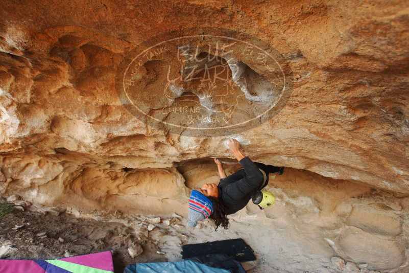 Bouldering in Hueco Tanks on 12/08/2018 with Blue Lizard Climbing and Yoga

Filename: SRM_20181208_1703590.jpg
Aperture: f/4.0
Shutter Speed: 1/250
Body: Canon EOS-1D Mark II
Lens: Canon EF 16-35mm f/2.8 L