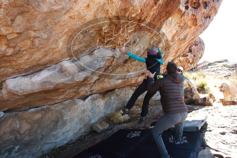 Bouldering in Hueco Tanks on 12/09/2018 with Blue Lizard Climbing and Yoga

Filename: SRM_20181209_1224111.jpg
Aperture: f/5.6
Shutter Speed: 1/250
Body: Canon EOS-1D Mark II
Lens: Canon EF 16-35mm f/2.8 L