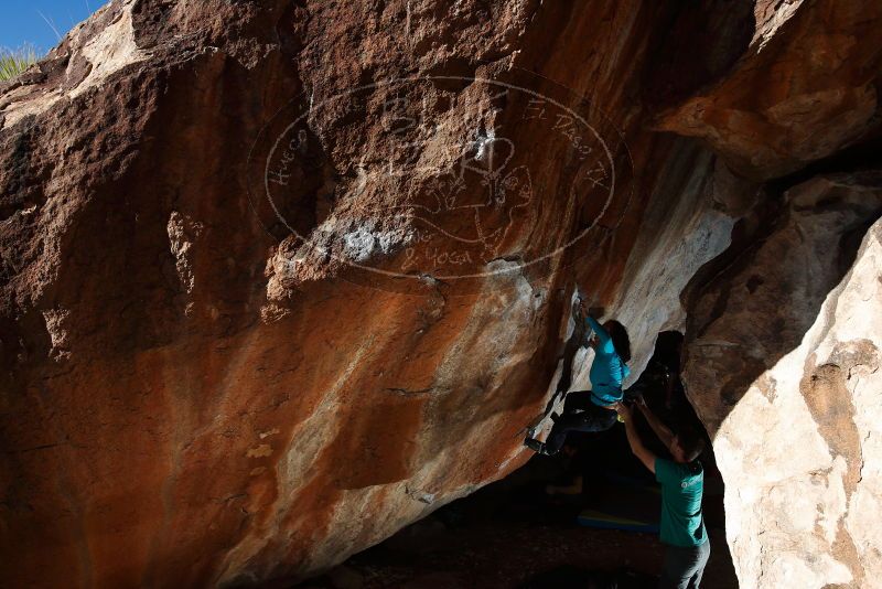 Bouldering in Hueco Tanks on 12/09/2018 with Blue Lizard Climbing and Yoga

Filename: SRM_20181209_1405350.jpg
Aperture: f/5.6
Shutter Speed: 1/250
Body: Canon EOS-1D Mark II
Lens: Canon EF 16-35mm f/2.8 L