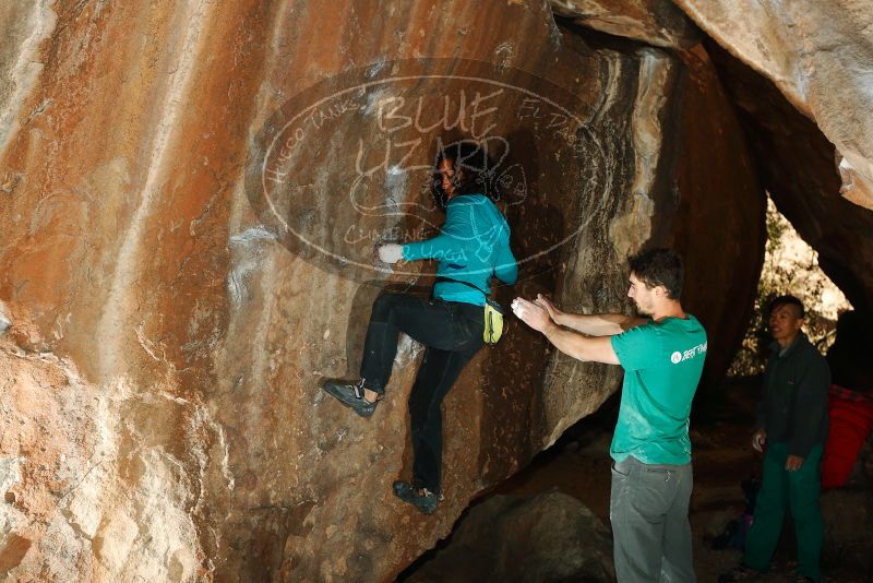 Bouldering in Hueco Tanks on 12/09/2018 with Blue Lizard Climbing and Yoga

Filename: SRM_20181209_1602050.jpg
Aperture: f/5.6
Shutter Speed: 1/250
Body: Canon EOS-1D Mark II
Lens: Canon EF 50mm f/1.8 II