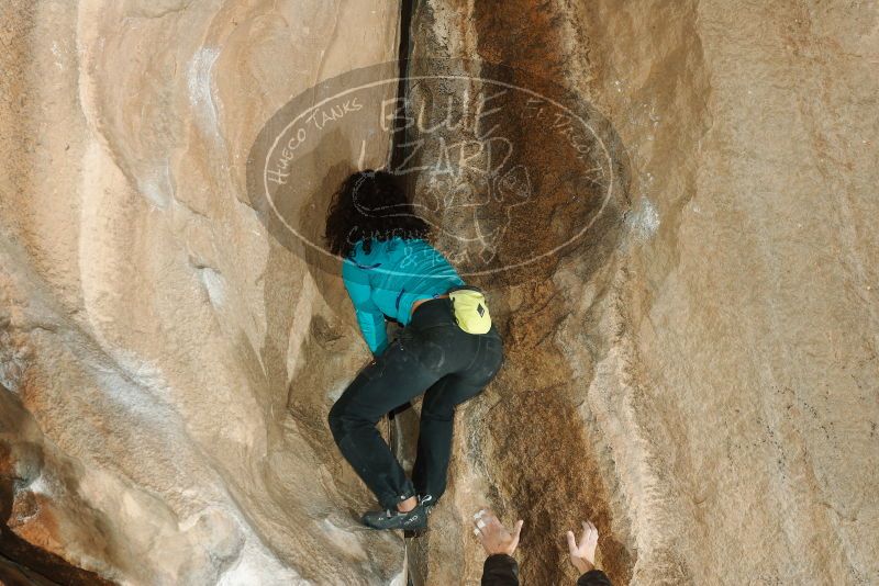 Bouldering in Hueco Tanks on 12/09/2018 with Blue Lizard Climbing and Yoga

Filename: SRM_20181209_1618130.jpg
Aperture: f/5.6
Shutter Speed: 1/250
Body: Canon EOS-1D Mark II
Lens: Canon EF 50mm f/1.8 II