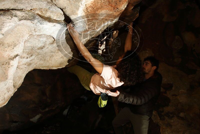 Bouldering in Hueco Tanks on 12/14/2018 with Blue Lizard Climbing and Yoga

Filename: SRM_20181214_1344510.jpg
Aperture: f/5.6
Shutter Speed: 1/250
Body: Canon EOS-1D Mark II
Lens: Canon EF 16-35mm f/2.8 L