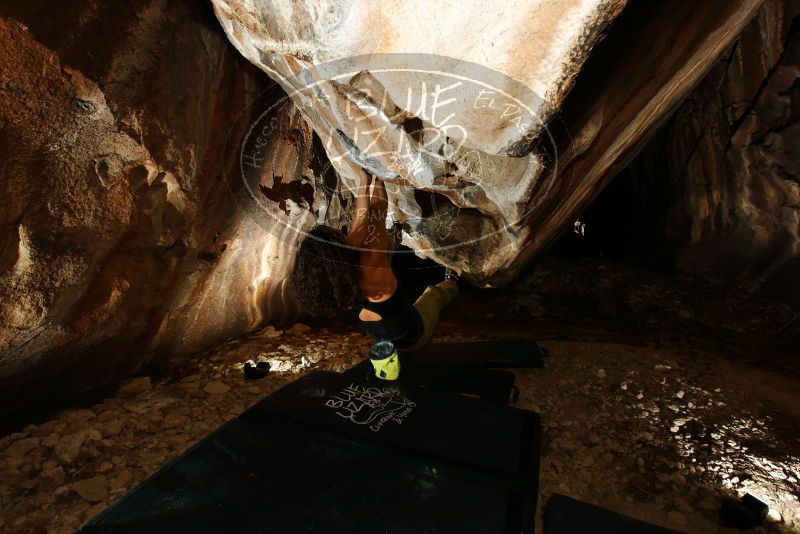 Bouldering in Hueco Tanks on 12/14/2018 with Blue Lizard Climbing and Yoga

Filename: SRM_20181214_1403190.jpg
Aperture: f/5.6
Shutter Speed: 1/250
Body: Canon EOS-1D Mark II
Lens: Canon EF 16-35mm f/2.8 L