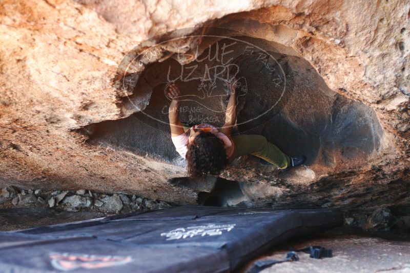 Bouldering in Hueco Tanks on 12/14/2018 with Blue Lizard Climbing and Yoga

Filename: SRM_20181214_1423390.jpg
Aperture: f/2.5
Shutter Speed: 1/200
Body: Canon EOS-1D Mark II
Lens: Canon EF 50mm f/1.8 II