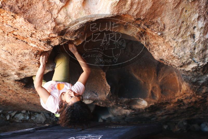 Bouldering in Hueco Tanks on 12/14/2018 with Blue Lizard Climbing and Yoga

Filename: SRM_20181214_1424210.jpg
Aperture: f/3.2
Shutter Speed: 1/250
Body: Canon EOS-1D Mark II
Lens: Canon EF 50mm f/1.8 II