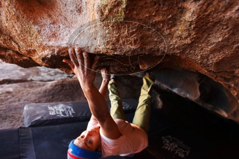 Bouldering in Hueco Tanks on 12/14/2018 with Blue Lizard Climbing and Yoga

Filename: SRM_20181214_1443380.jpg
Aperture: f/4.0
Shutter Speed: 1/250
Body: Canon EOS-1D Mark II
Lens: Canon EF 16-35mm f/2.8 L