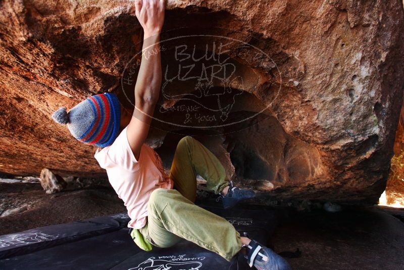 Bouldering in Hueco Tanks on 12/14/2018 with Blue Lizard Climbing and Yoga

Filename: SRM_20181214_1445580.jpg
Aperture: f/4.0
Shutter Speed: 1/250
Body: Canon EOS-1D Mark II
Lens: Canon EF 16-35mm f/2.8 L