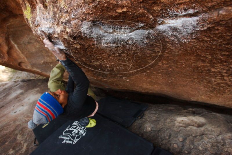 Bouldering in Hueco Tanks on 12/14/2018 with Blue Lizard Climbing and Yoga

Filename: SRM_20181214_1553390.jpg
Aperture: f/4.5
Shutter Speed: 1/250
Body: Canon EOS-1D Mark II
Lens: Canon EF 16-35mm f/2.8 L