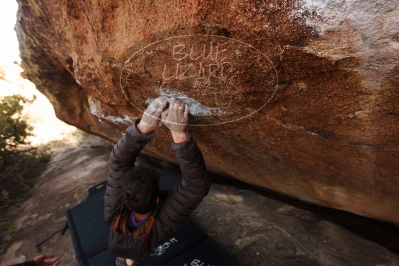 Bouldering in Hueco Tanks on 12/14/2018 with Blue Lizard Climbing and Yoga

Filename: SRM_20181214_1556271.jpg
Aperture: f/5.6
Shutter Speed: 1/250
Body: Canon EOS-1D Mark II
Lens: Canon EF 16-35mm f/2.8 L