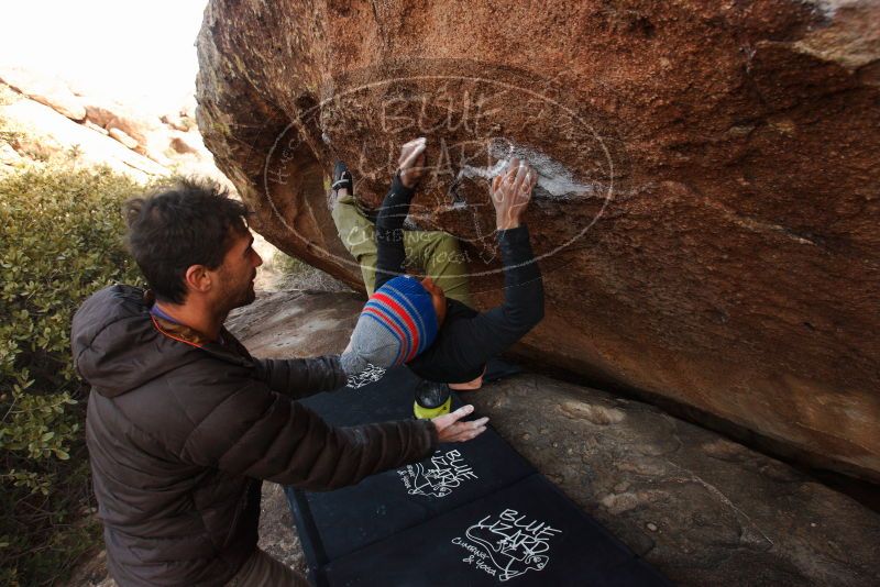 Bouldering in Hueco Tanks on 12/14/2018 with Blue Lizard Climbing and Yoga

Filename: SRM_20181214_1600080.jpg
Aperture: f/5.6
Shutter Speed: 1/250
Body: Canon EOS-1D Mark II
Lens: Canon EF 16-35mm f/2.8 L