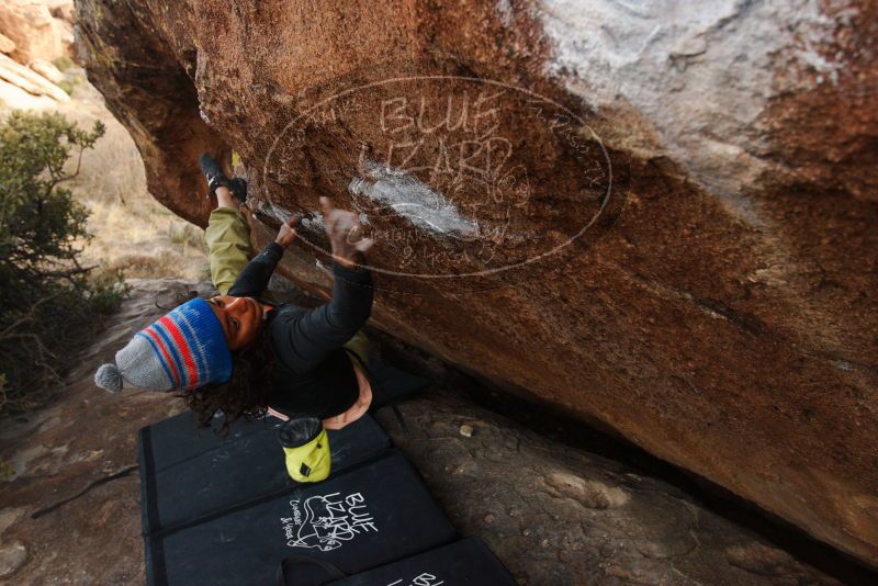 Bouldering in Hueco Tanks on 12/14/2018 with Blue Lizard Climbing and Yoga

Filename: SRM_20181214_1657510.jpg
Aperture: f/4.5
Shutter Speed: 1/250
Body: Canon EOS-1D Mark II
Lens: Canon EF 16-35mm f/2.8 L