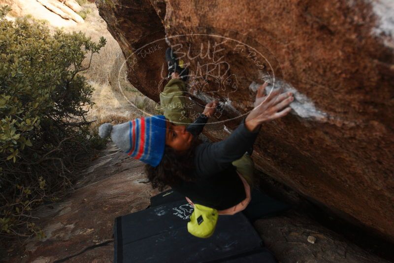 Bouldering in Hueco Tanks on 12/14/2018 with Blue Lizard Climbing and Yoga

Filename: SRM_20181214_1659031.jpg
Aperture: f/5.6
Shutter Speed: 1/250
Body: Canon EOS-1D Mark II
Lens: Canon EF 16-35mm f/2.8 L