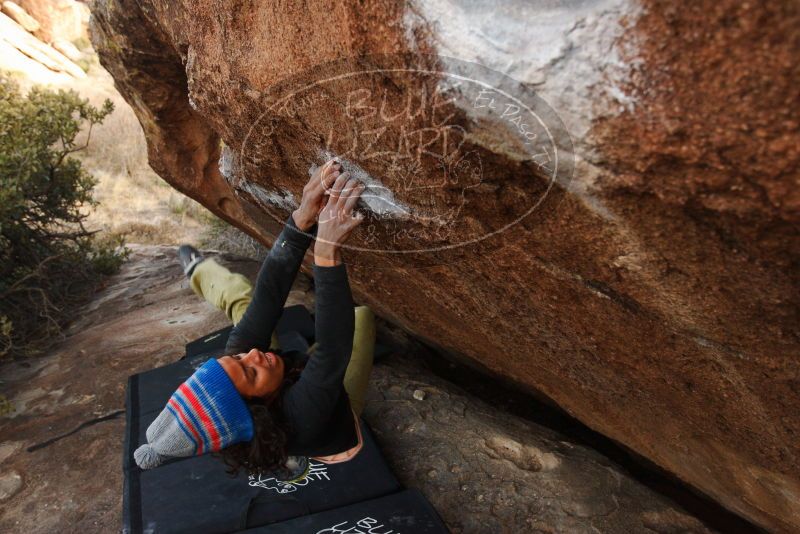 Bouldering in Hueco Tanks on 12/14/2018 with Blue Lizard Climbing and Yoga

Filename: SRM_20181214_1659082.jpg
Aperture: f/4.5
Shutter Speed: 1/250
Body: Canon EOS-1D Mark II
Lens: Canon EF 16-35mm f/2.8 L