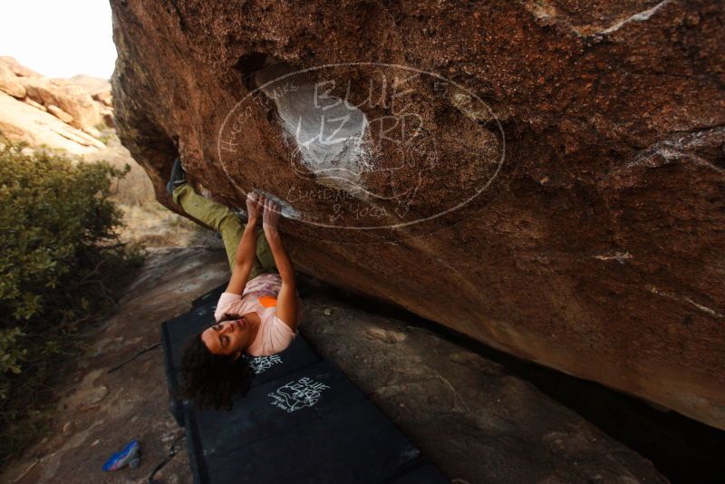 Bouldering in Hueco Tanks on 12/14/2018 with Blue Lizard Climbing and Yoga

Filename: SRM_20181214_1700560.jpg
Aperture: f/5.6
Shutter Speed: 1/250
Body: Canon EOS-1D Mark II
Lens: Canon EF 16-35mm f/2.8 L