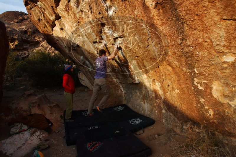 Bouldering in Hueco Tanks on 12/14/2018 with Blue Lizard Climbing and Yoga

Filename: SRM_20181214_1733360.jpg
Aperture: f/4.0
Shutter Speed: 1/250
Body: Canon EOS-1D Mark II
Lens: Canon EF 16-35mm f/2.8 L