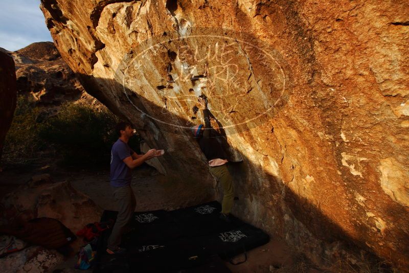 Bouldering in Hueco Tanks on 12/14/2018 with Blue Lizard Climbing and Yoga

Filename: SRM_20181214_1736340.jpg
Aperture: f/5.6
Shutter Speed: 1/250
Body: Canon EOS-1D Mark II
Lens: Canon EF 16-35mm f/2.8 L