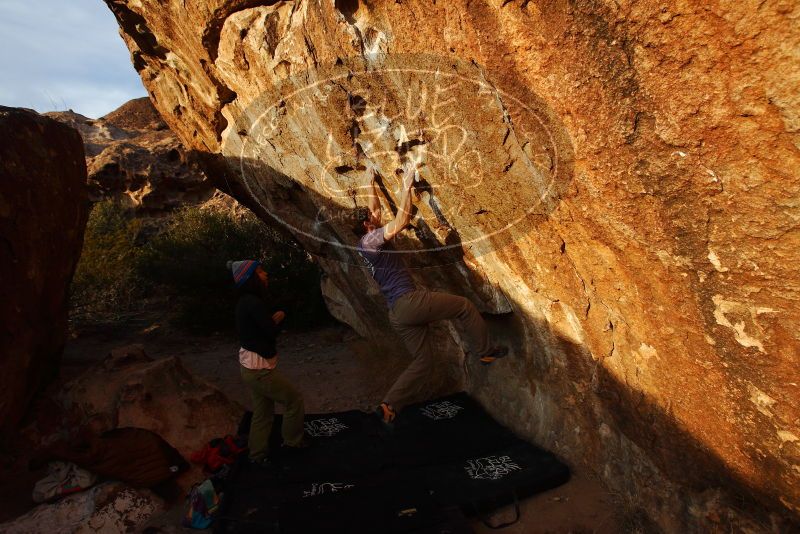 Bouldering in Hueco Tanks on 12/14/2018 with Blue Lizard Climbing and Yoga

Filename: SRM_20181214_1736540.jpg
Aperture: f/5.0
Shutter Speed: 1/250
Body: Canon EOS-1D Mark II
Lens: Canon EF 16-35mm f/2.8 L