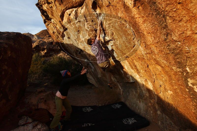 Bouldering in Hueco Tanks on 12/14/2018 with Blue Lizard Climbing and Yoga

Filename: SRM_20181214_1737010.jpg
Aperture: f/5.0
Shutter Speed: 1/250
Body: Canon EOS-1D Mark II
Lens: Canon EF 16-35mm f/2.8 L