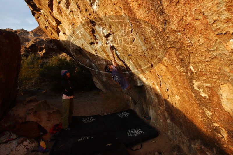 Bouldering in Hueco Tanks on 12/14/2018 with Blue Lizard Climbing and Yoga

Filename: SRM_20181214_1738560.jpg
Aperture: f/5.0
Shutter Speed: 1/250
Body: Canon EOS-1D Mark II
Lens: Canon EF 16-35mm f/2.8 L