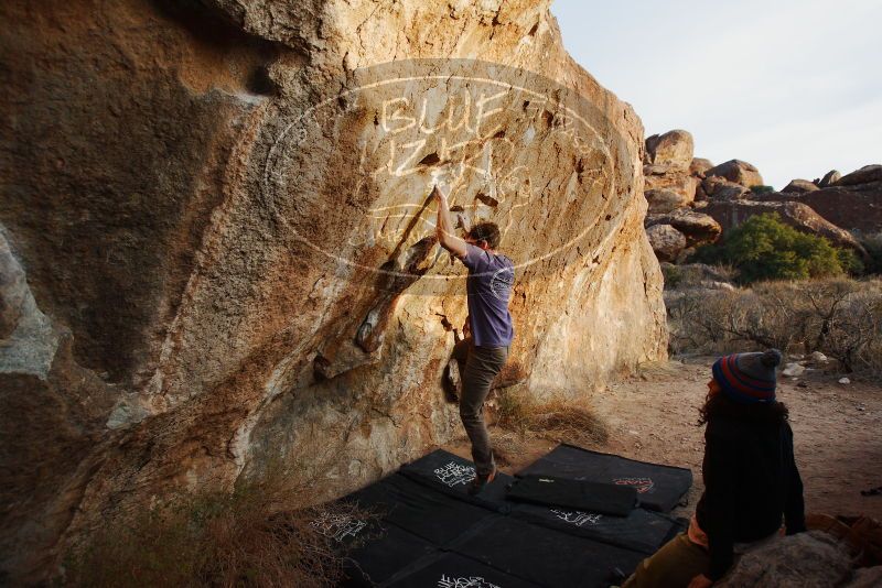 Bouldering in Hueco Tanks on 12/14/2018 with Blue Lizard Climbing and Yoga

Filename: SRM_20181214_1742131.jpg
Aperture: f/4.0
Shutter Speed: 1/320
Body: Canon EOS-1D Mark II
Lens: Canon EF 16-35mm f/2.8 L