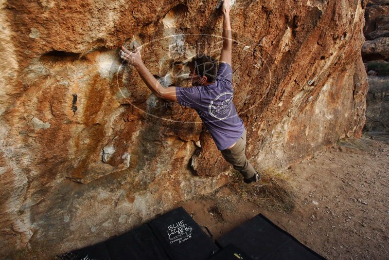 Bouldering in Hueco Tanks on 12/14/2018 with Blue Lizard Climbing and Yoga

Filename: SRM_20181214_1745310.jpg
Aperture: f/4.5
Shutter Speed: 1/200
Body: Canon EOS-1D Mark II
Lens: Canon EF 16-35mm f/2.8 L