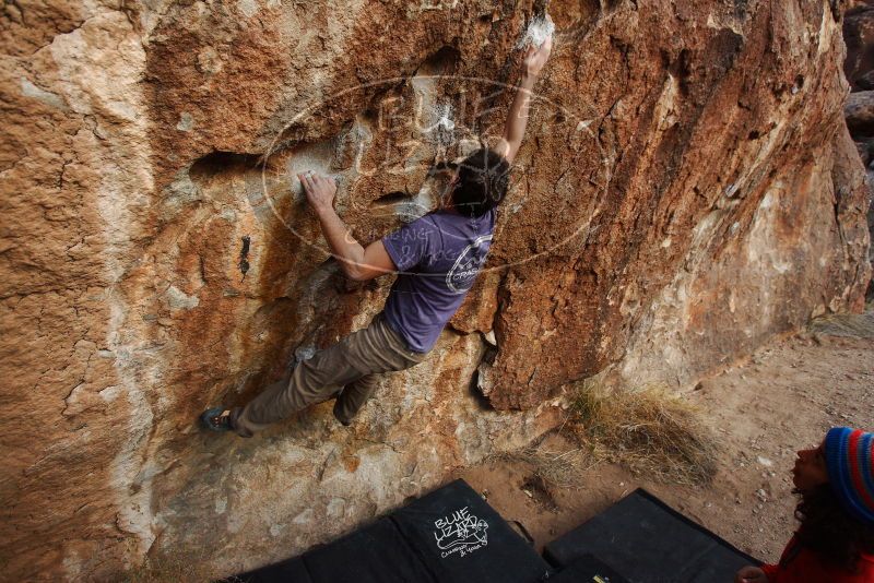 Bouldering in Hueco Tanks on 12/14/2018 with Blue Lizard Climbing and Yoga

Filename: SRM_20181214_1754500.jpg
Aperture: f/4.0
Shutter Speed: 1/250
Body: Canon EOS-1D Mark II
Lens: Canon EF 16-35mm f/2.8 L