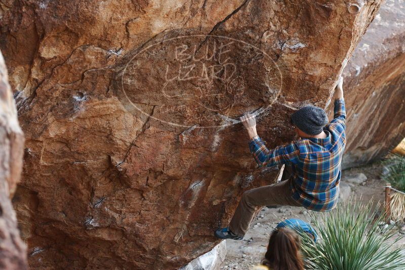 Bouldering in Hueco Tanks on 12/21/2018 with Blue Lizard Climbing and Yoga

Filename: SRM_20181221_1203390.jpg
Aperture: f/4.0
Shutter Speed: 1/320
Body: Canon EOS-1D Mark II
Lens: Canon EF 50mm f/1.8 II