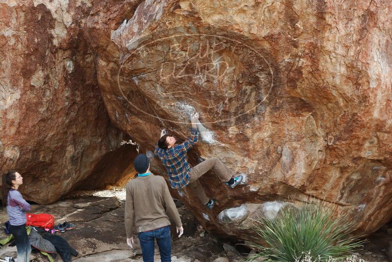 Bouldering in Hueco Tanks on 12/21/2018 with Blue Lizard Climbing and Yoga

Filename: SRM_20181221_1216310.jpg
Aperture: f/5.0
Shutter Speed: 1/320
Body: Canon EOS-1D Mark II
Lens: Canon EF 50mm f/1.8 II