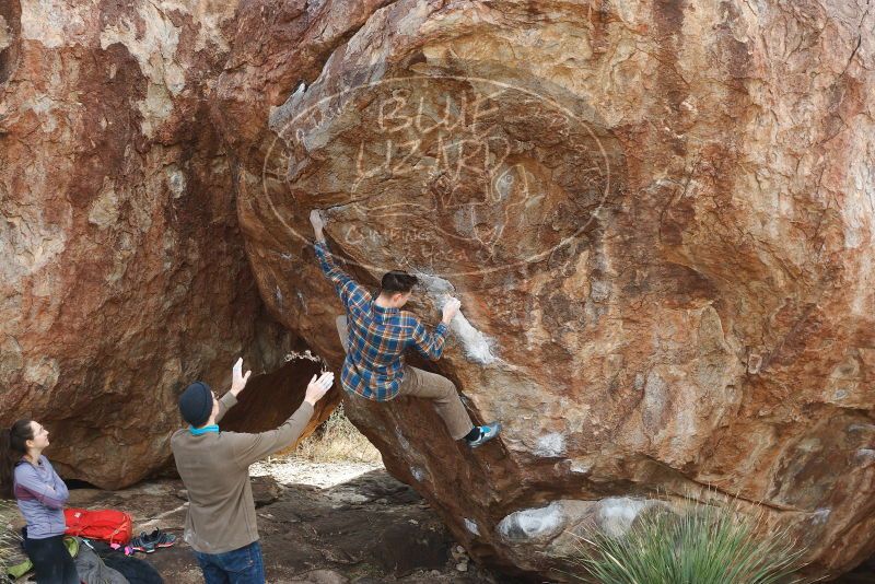 Bouldering in Hueco Tanks on 12/21/2018 with Blue Lizard Climbing and Yoga

Filename: SRM_20181221_1216390.jpg
Aperture: f/5.0
Shutter Speed: 1/320
Body: Canon EOS-1D Mark II
Lens: Canon EF 50mm f/1.8 II