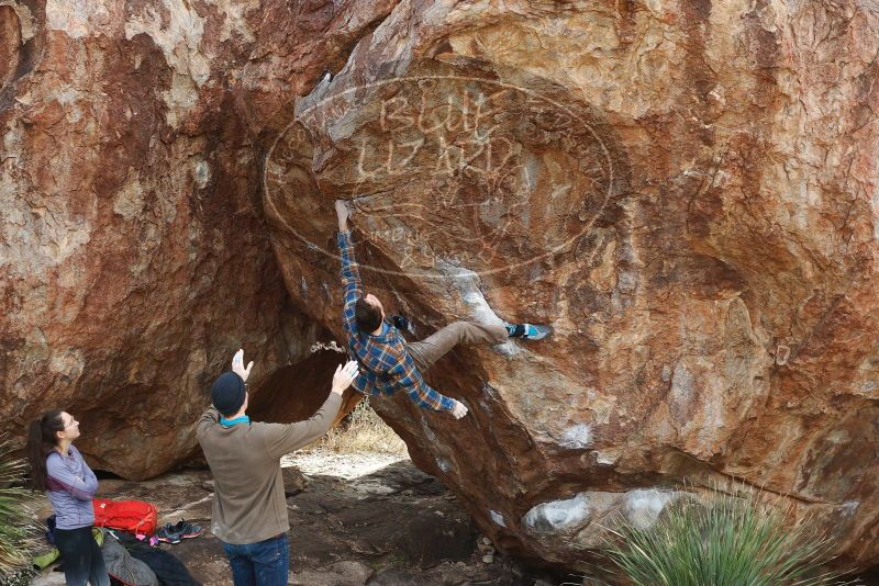 Bouldering in Hueco Tanks on 12/21/2018 with Blue Lizard Climbing and Yoga

Filename: SRM_20181221_1216430.jpg
Aperture: f/5.0
Shutter Speed: 1/320
Body: Canon EOS-1D Mark II
Lens: Canon EF 50mm f/1.8 II