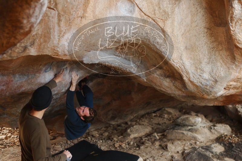 Bouldering in Hueco Tanks on 12/21/2018 with Blue Lizard Climbing and Yoga

Filename: SRM_20181221_1305240.jpg
Aperture: f/2.5
Shutter Speed: 1/250
Body: Canon EOS-1D Mark II
Lens: Canon EF 50mm f/1.8 II