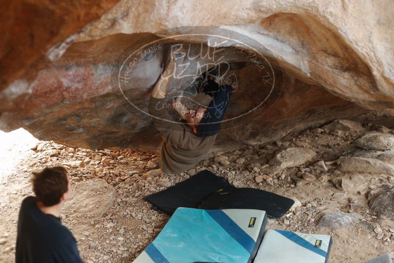 Bouldering in Hueco Tanks on 12/21/2018 with Blue Lizard Climbing and Yoga

Filename: SRM_20181221_1308570.jpg
Aperture: f/2.5
Shutter Speed: 1/250
Body: Canon EOS-1D Mark II
Lens: Canon EF 50mm f/1.8 II