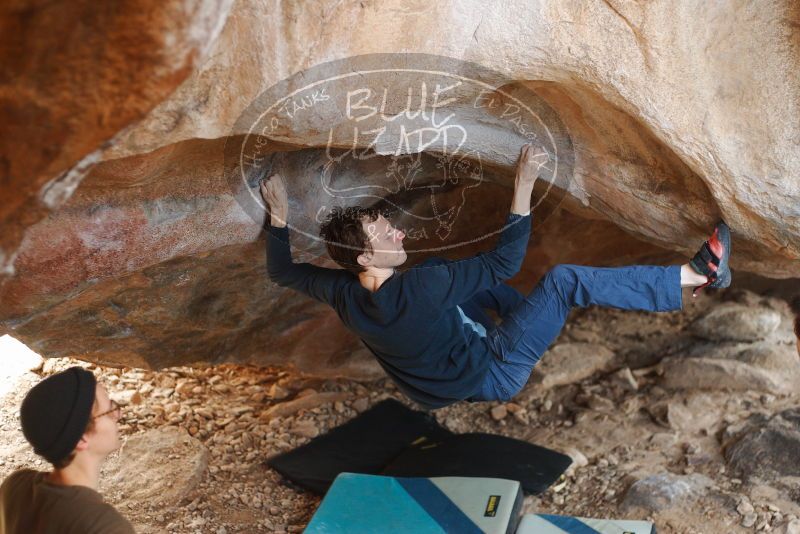 Bouldering in Hueco Tanks on 12/21/2018 with Blue Lizard Climbing and Yoga

Filename: SRM_20181221_1318010.jpg
Aperture: f/2.5
Shutter Speed: 1/250
Body: Canon EOS-1D Mark II
Lens: Canon EF 50mm f/1.8 II