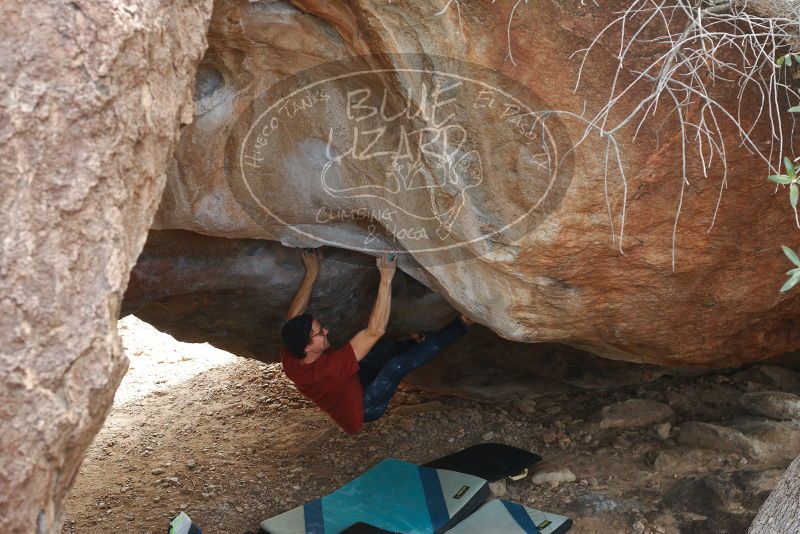 Bouldering in Hueco Tanks on 12/21/2018 with Blue Lizard Climbing and Yoga

Filename: SRM_20181221_1346350.jpg
Aperture: f/4.5
Shutter Speed: 1/250
Body: Canon EOS-1D Mark II
Lens: Canon EF 50mm f/1.8 II