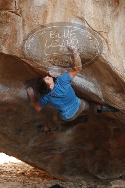 Bouldering in Hueco Tanks on 12/21/2018 with Blue Lizard Climbing and Yoga

Filename: SRM_20181221_1453330.jpg
Aperture: f/4.0
Shutter Speed: 1/250
Body: Canon EOS-1D Mark II
Lens: Canon EF 50mm f/1.8 II