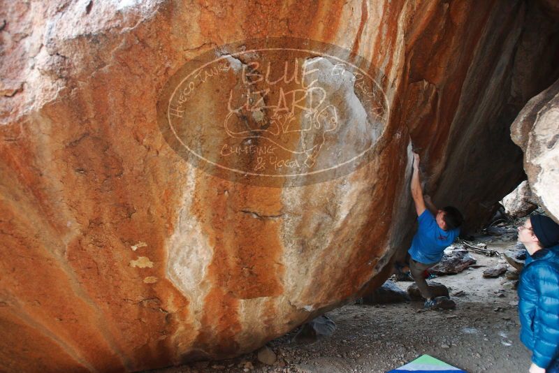 Bouldering in Hueco Tanks on 12/21/2018 with Blue Lizard Climbing and Yoga

Filename: SRM_20181221_1500140.jpg
Aperture: f/4.5
Shutter Speed: 1/250
Body: Canon EOS-1D Mark II
Lens: Canon EF 16-35mm f/2.8 L