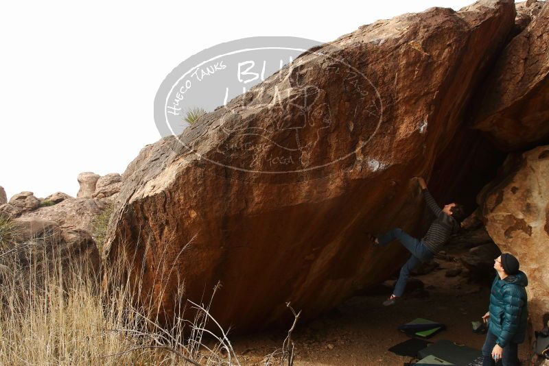 Bouldering in Hueco Tanks on 12/21/2018 with Blue Lizard Climbing and Yoga

Filename: SRM_20181221_1502340.jpg
Aperture: f/8.0
Shutter Speed: 1/250
Body: Canon EOS-1D Mark II
Lens: Canon EF 16-35mm f/2.8 L