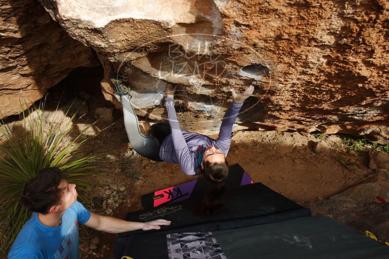 Bouldering in Hueco Tanks on 12/21/2018 with Blue Lizard Climbing and Yoga

Filename: SRM_20181221_1514330.jpg
Aperture: f/5.6
Shutter Speed: 1/320
Body: Canon EOS-1D Mark II
Lens: Canon EF 16-35mm f/2.8 L