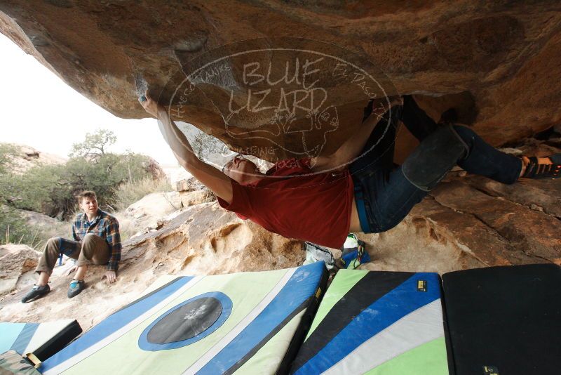 Bouldering in Hueco Tanks on 12/21/2018 with Blue Lizard Climbing and Yoga

Filename: SRM_20181221_1606430.jpg
Aperture: f/6.3
Shutter Speed: 1/250
Body: Canon EOS-1D Mark II
Lens: Canon EF 16-35mm f/2.8 L