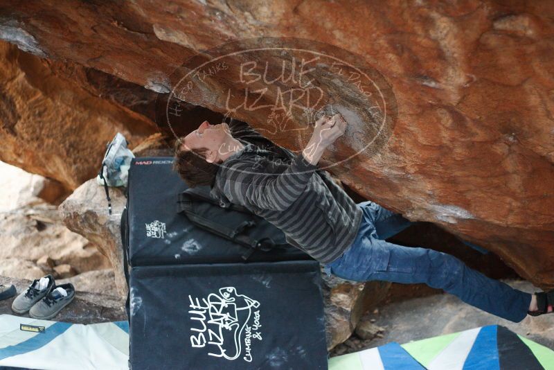 Bouldering in Hueco Tanks on 12/21/2018 with Blue Lizard Climbing and Yoga

Filename: SRM_20181221_1701381.jpg
Aperture: f/2.2
Shutter Speed: 1/250
Body: Canon EOS-1D Mark II
Lens: Canon EF 50mm f/1.8 II