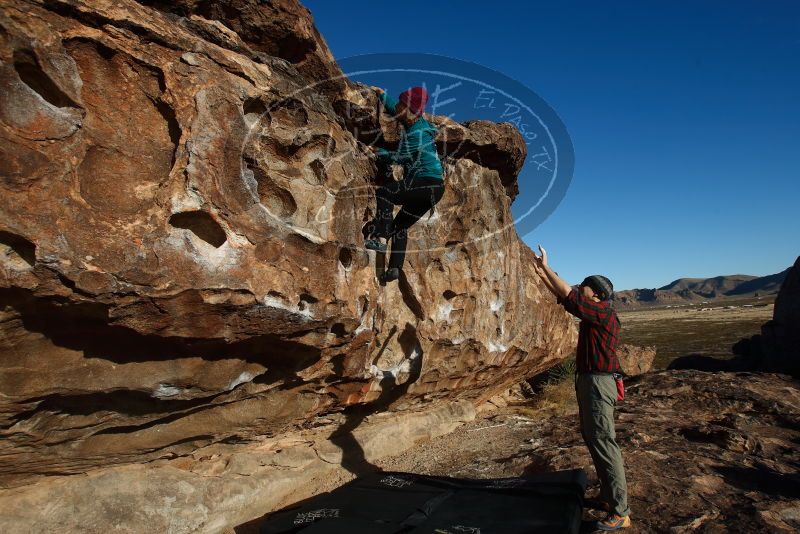 Bouldering in Hueco Tanks on 12/22/2018 with Blue Lizard Climbing and Yoga

Filename: SRM_20181222_0953470.jpg
Aperture: f/5.6
Shutter Speed: 1/320
Body: Canon EOS-1D Mark II
Lens: Canon EF 16-35mm f/2.8 L