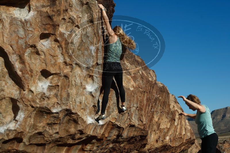 Bouldering in Hueco Tanks on 12/22/2018 with Blue Lizard Climbing and Yoga

Filename: SRM_20181222_1016360.jpg
Aperture: f/4.0
Shutter Speed: 1/1250
Body: Canon EOS-1D Mark II
Lens: Canon EF 50mm f/1.8 II